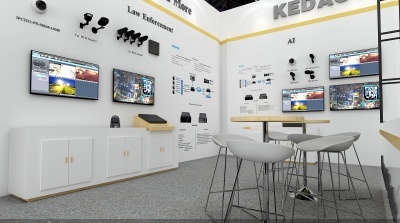 安防器材与现代展览设计亮点 KEDACOM科达展台深度解析